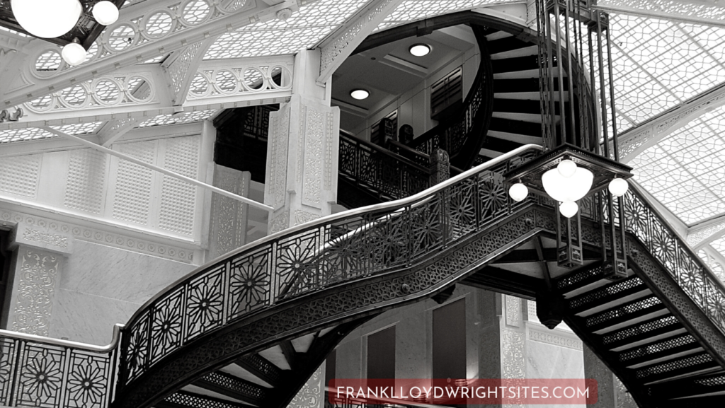Frank Lloyd Wright's Rookery stairs