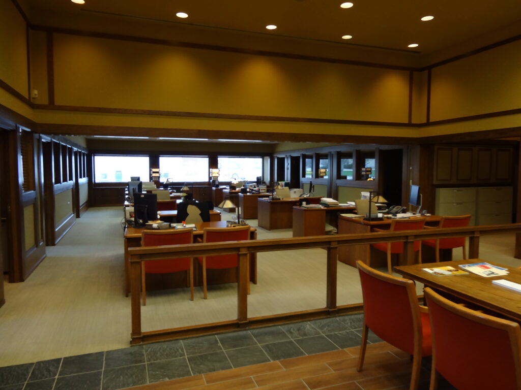 bank interior