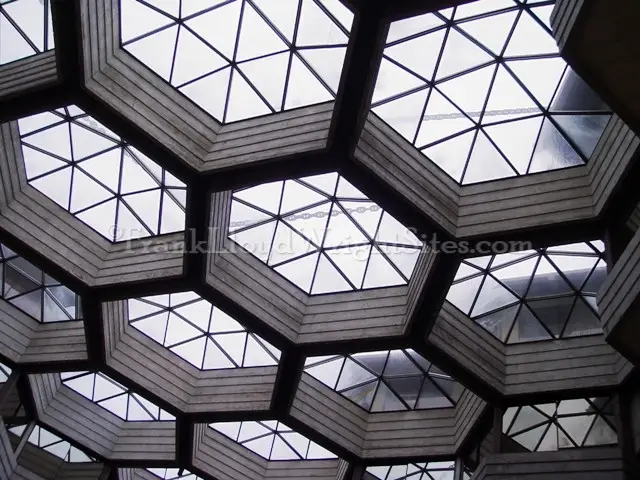 atrium ceiling of Indian Lakes Resort