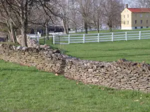 Stone wall in rural Kentucky