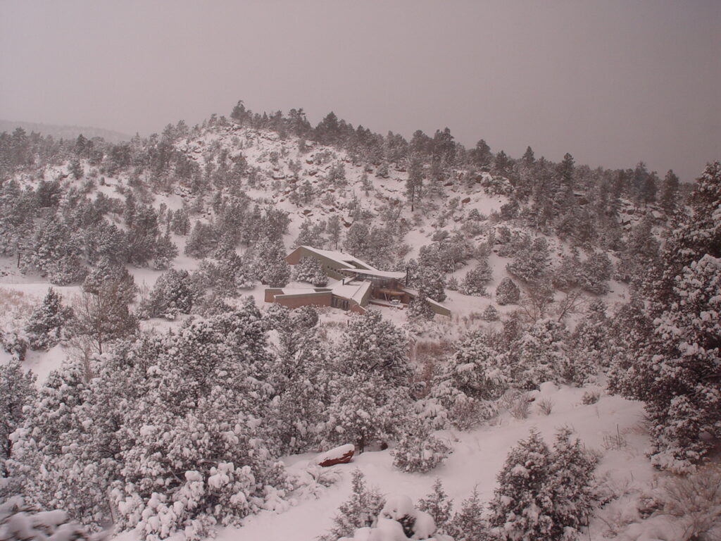snow covered New Mexico