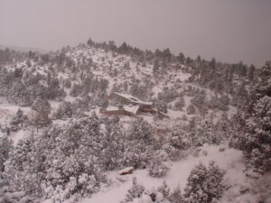 snow covered New Mexico